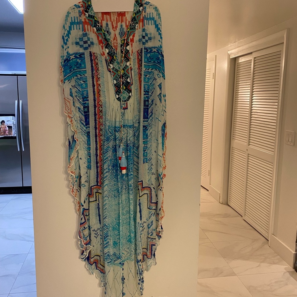 Hemant and Nandita silk maxi Kaftan